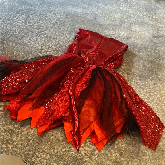 Red and black devil  Costume for kids size M - Picture 4 of 8